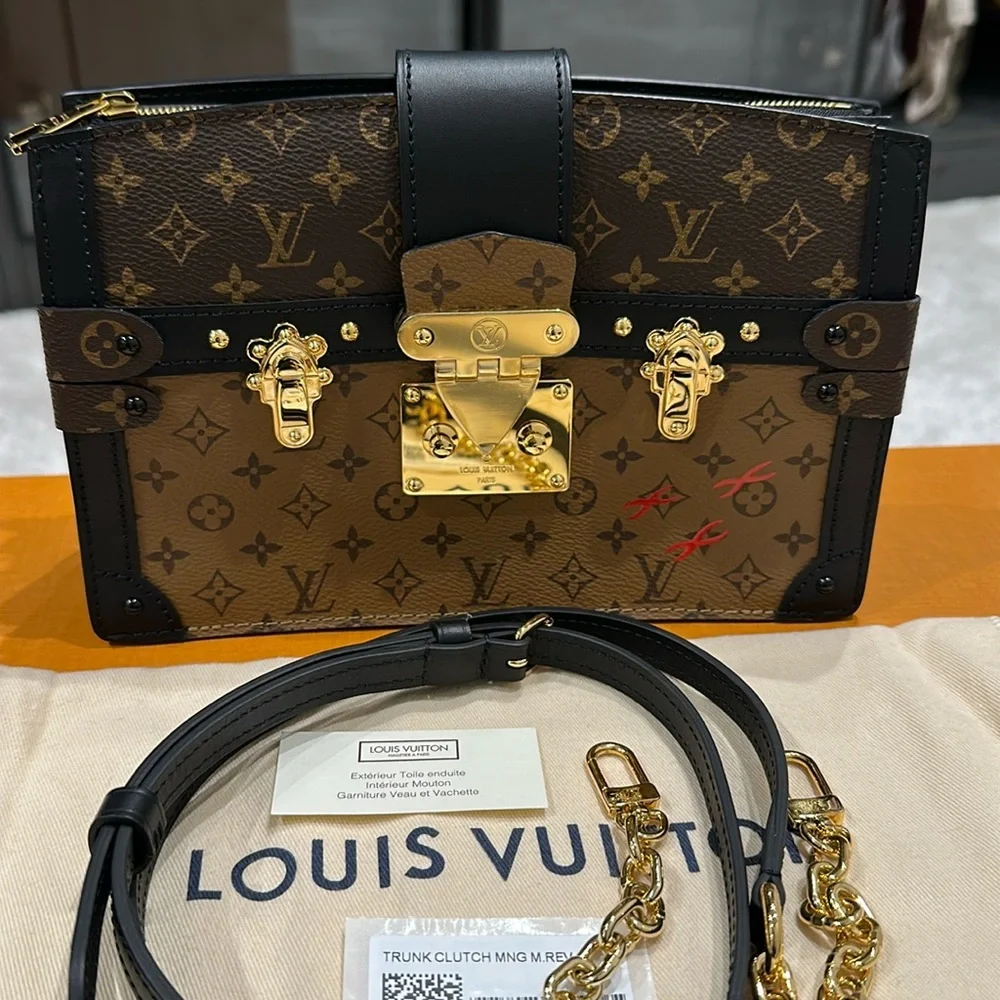 LOUIS VUITTON Reverse Monogram Trunk